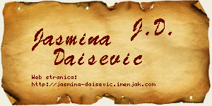 Jasmina Daišević vizit kartica